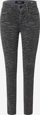 REPLAY Skinny Jeans 'LUZIEN' in Grey: front