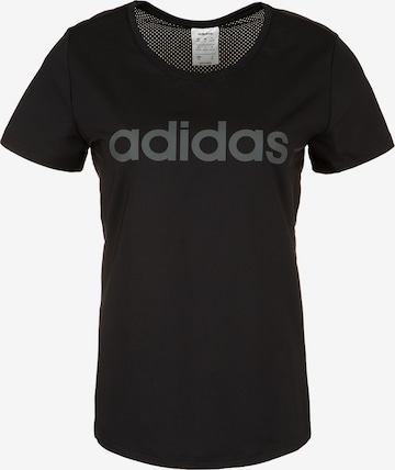 ADIDAS PERFORMANCE Functioneel shirt in Zwart: voorkant