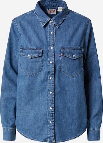 LEVI'S ® Blouse 'Essential Western' in Blue: front