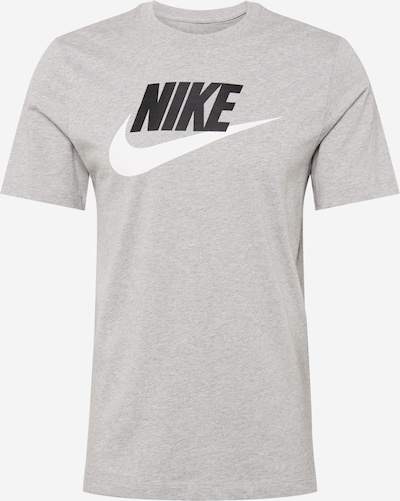 Nike Sportswear Camisa em acinzentado / preto / branco, Vista do produto