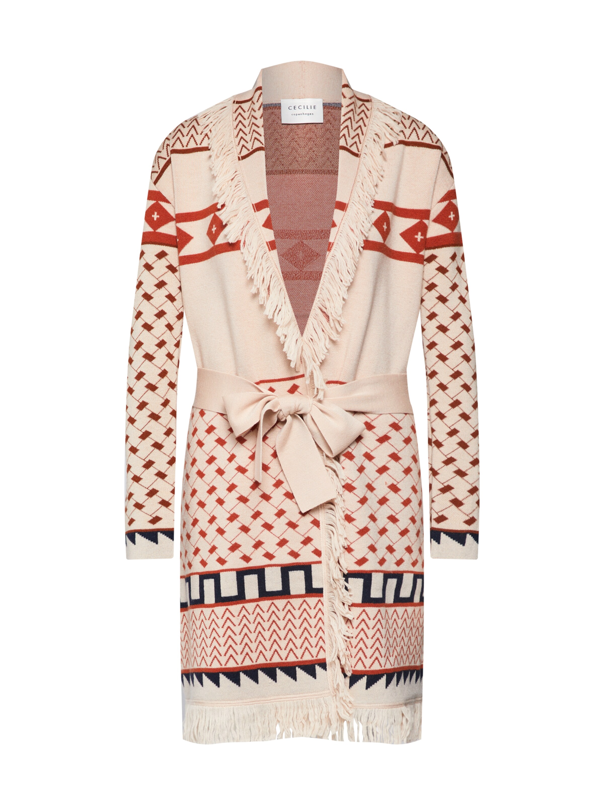 Cecilie Copenhagen - Gebreid vest 'Nadina' in de kleur Crème