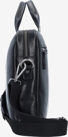 LEONHARD HEYDEN Document Bag 'Roma' in Black