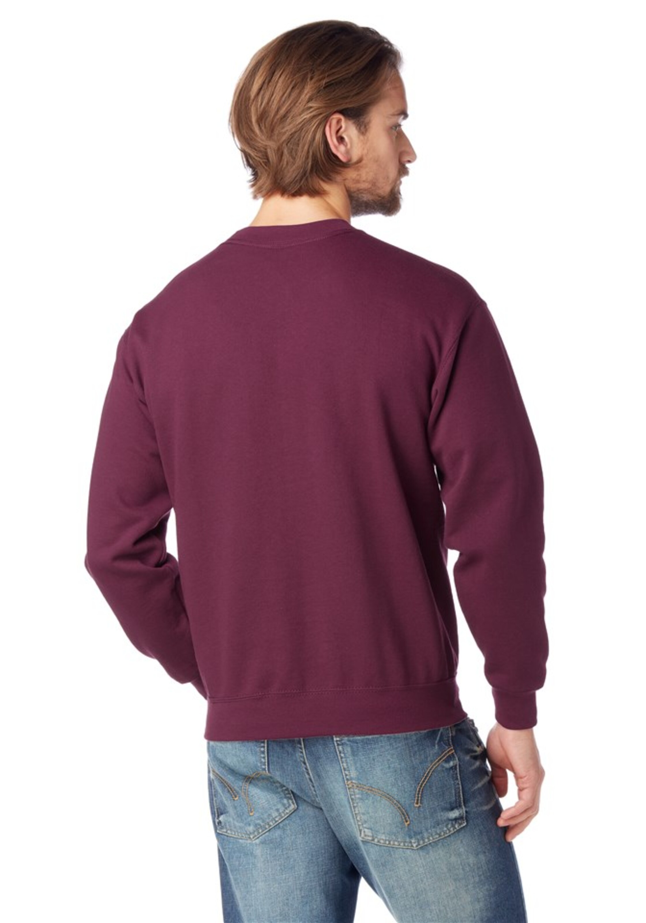 FRUIT OF THE LOOM Sweatshirt in Rot