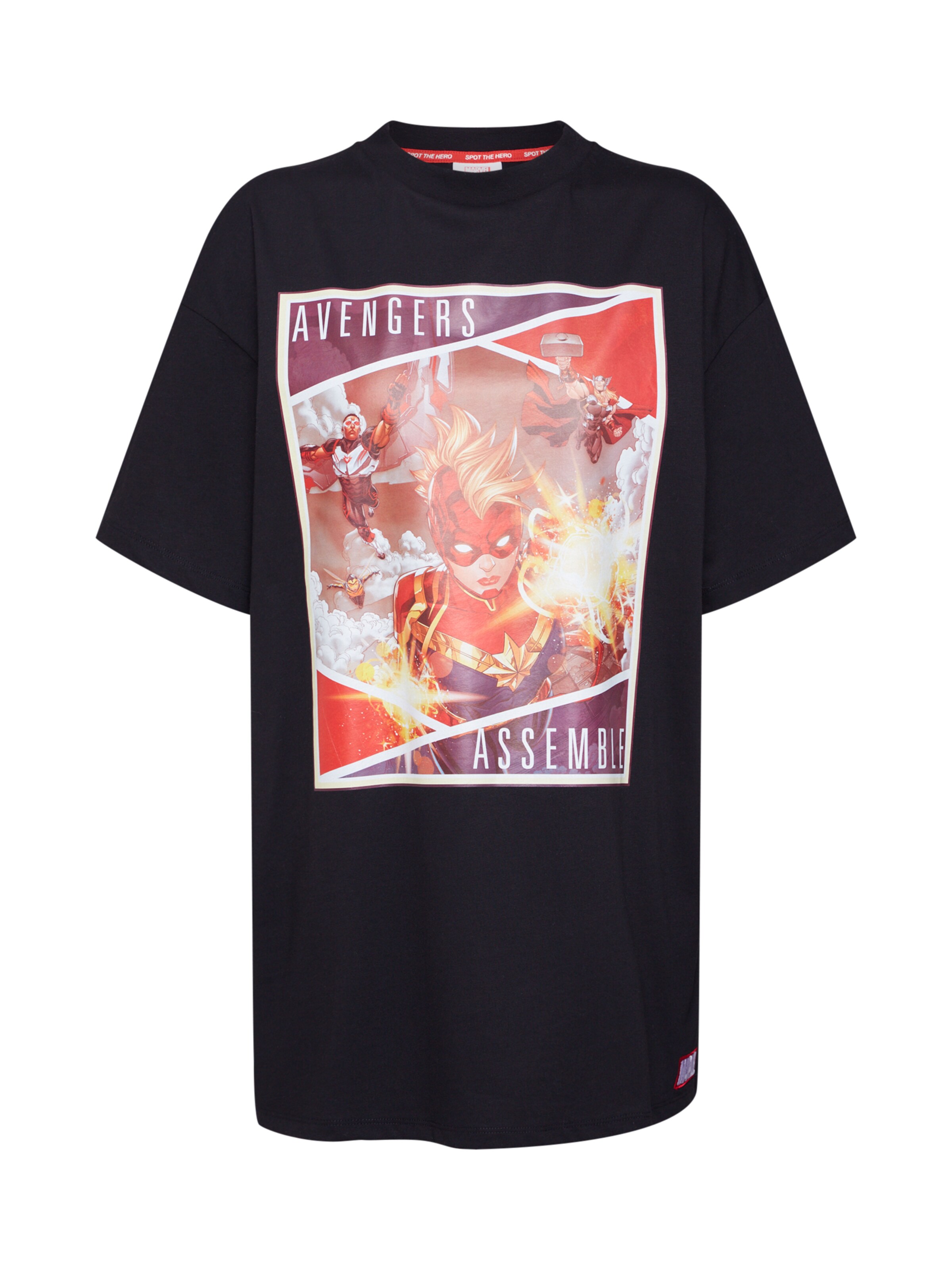 ABOUT YOU x MARVEL - Oversized shirt 'Hanna' in de kleur Vuurrood