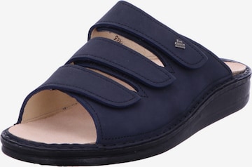 Finn Comfort Mules in Blue: front