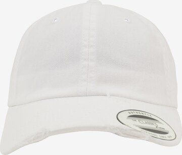 Casquette Flexfit en blanc : devant