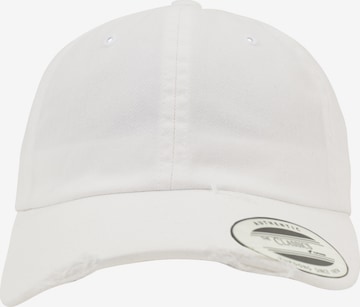 Casquette Flexfit en blanc : devant