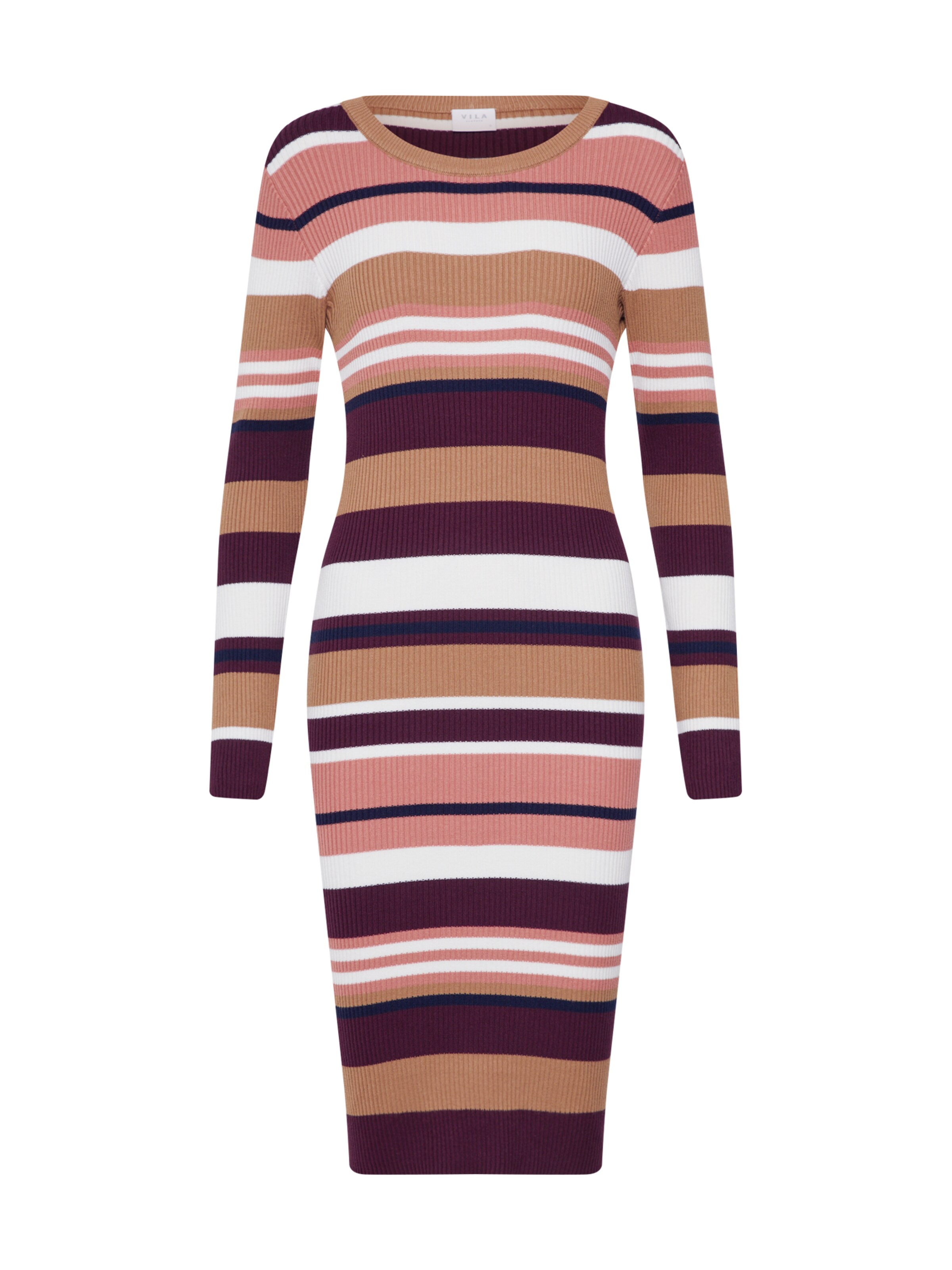 VILA - Gebreide jurk 'SOLDA' in de kleur Rosa