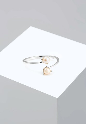 ELLI Ring 'Perle' in Zilver