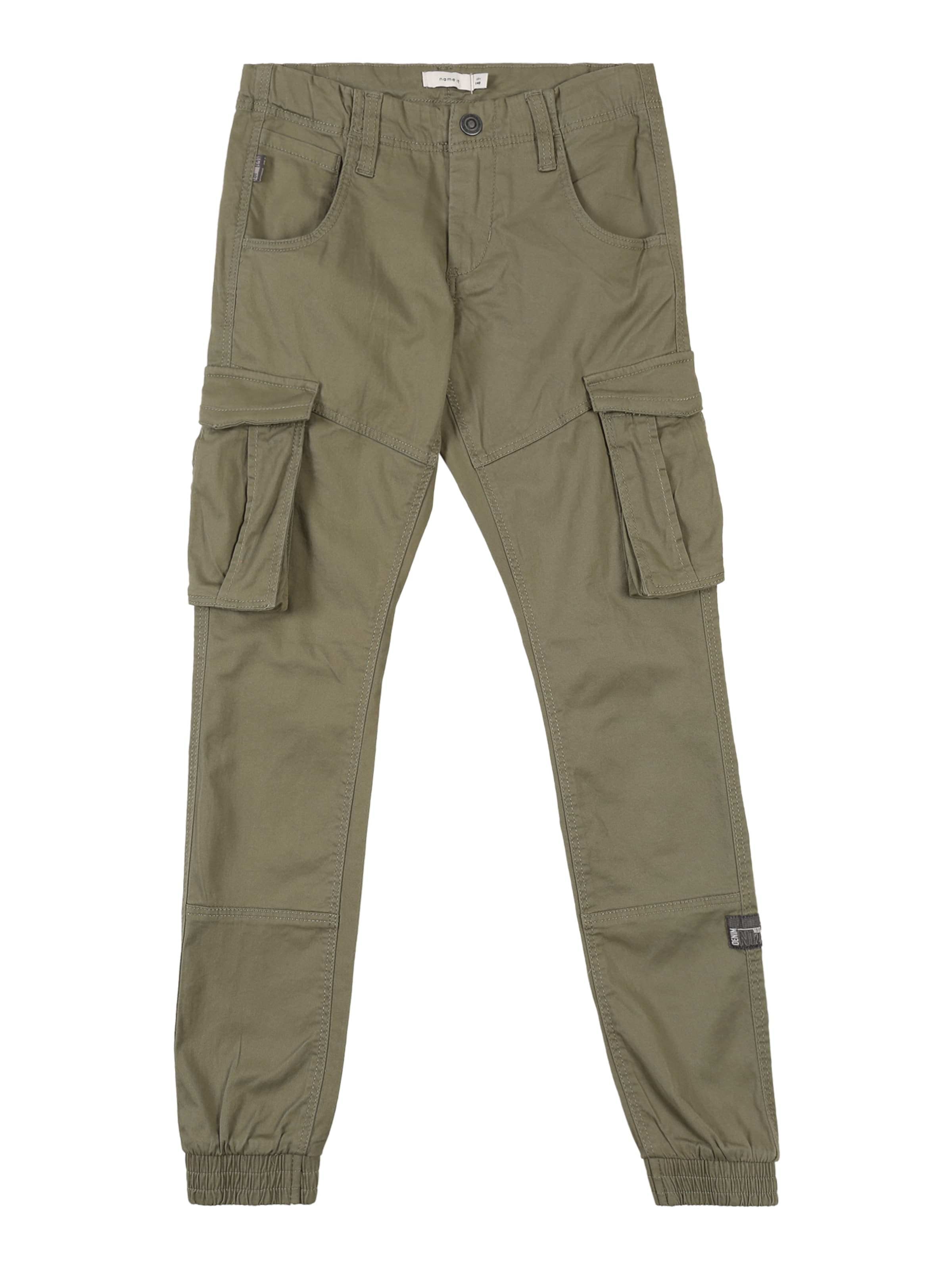 NAME IT Tapered Pants 'Bamgo' in Green: front