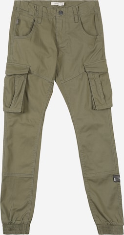 NAME IT Tapered Pants 'Bamgo' in Green: front