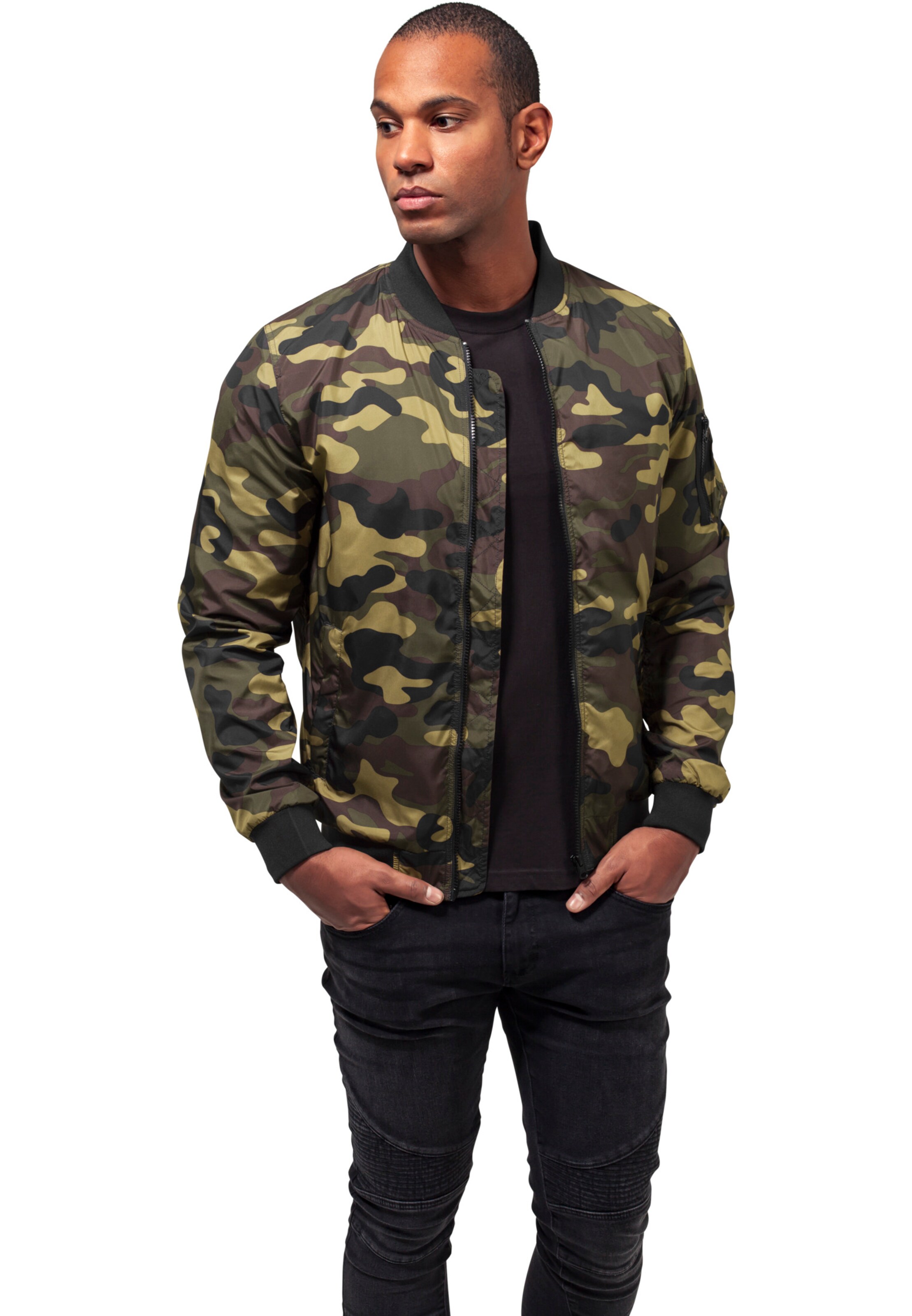 Urban Classics Prechodná bunda - Zmiešané farby: predná strana