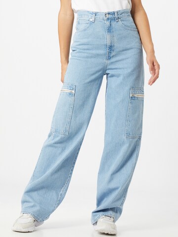 LEVI'S ® Wide leg Cargojeans 'Utility High Loose Jeans' in Blauw: voorkant