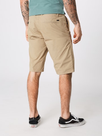 BOSS Orange Regular Shorts in Beige: zadná strana