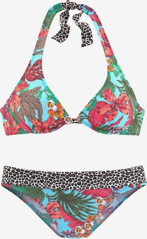 BRUNO BANANI Triangle Bikini in Mixed colors: front