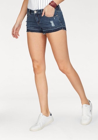 KangaROOS Skinny Shorts in Blau: predná strana