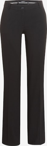 Regular Pantalon à plis 'Hanna' MORE & MORE en noir