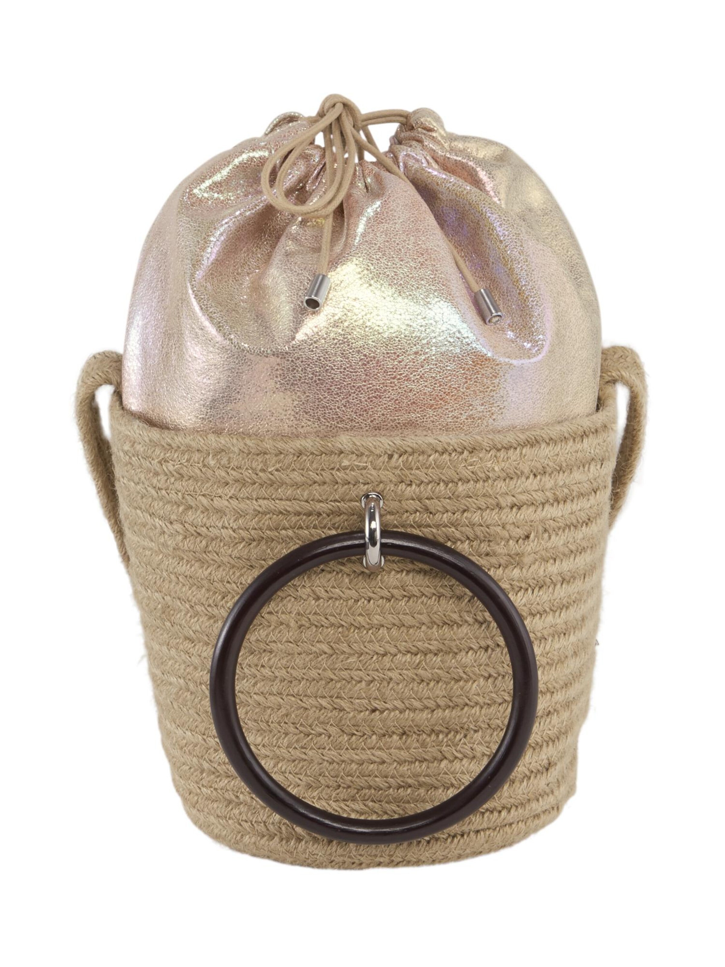 heine Beuteltasche in Beige: Vorderseite