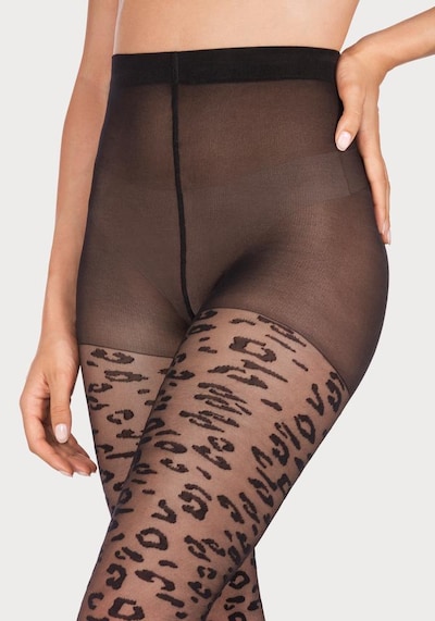 PETITE FLEUR GOLD Feinstrumpfhose in schwarz, Produktansicht