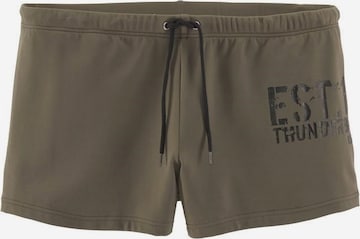 Pantaloncini da bagno di BRUNO BANANI in verde: frontale