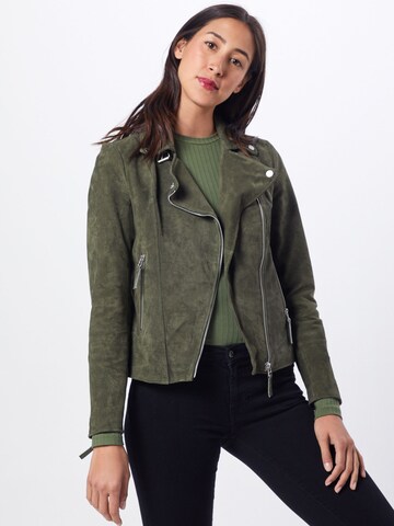 FREAKY NATION Between-Season Jacket 'Taxi Driver' in Green: front