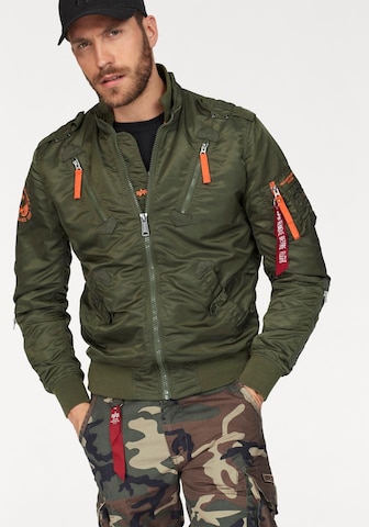 ALPHA INDUSTRIES - Casaco meia-estação 'Falcon II' em verde