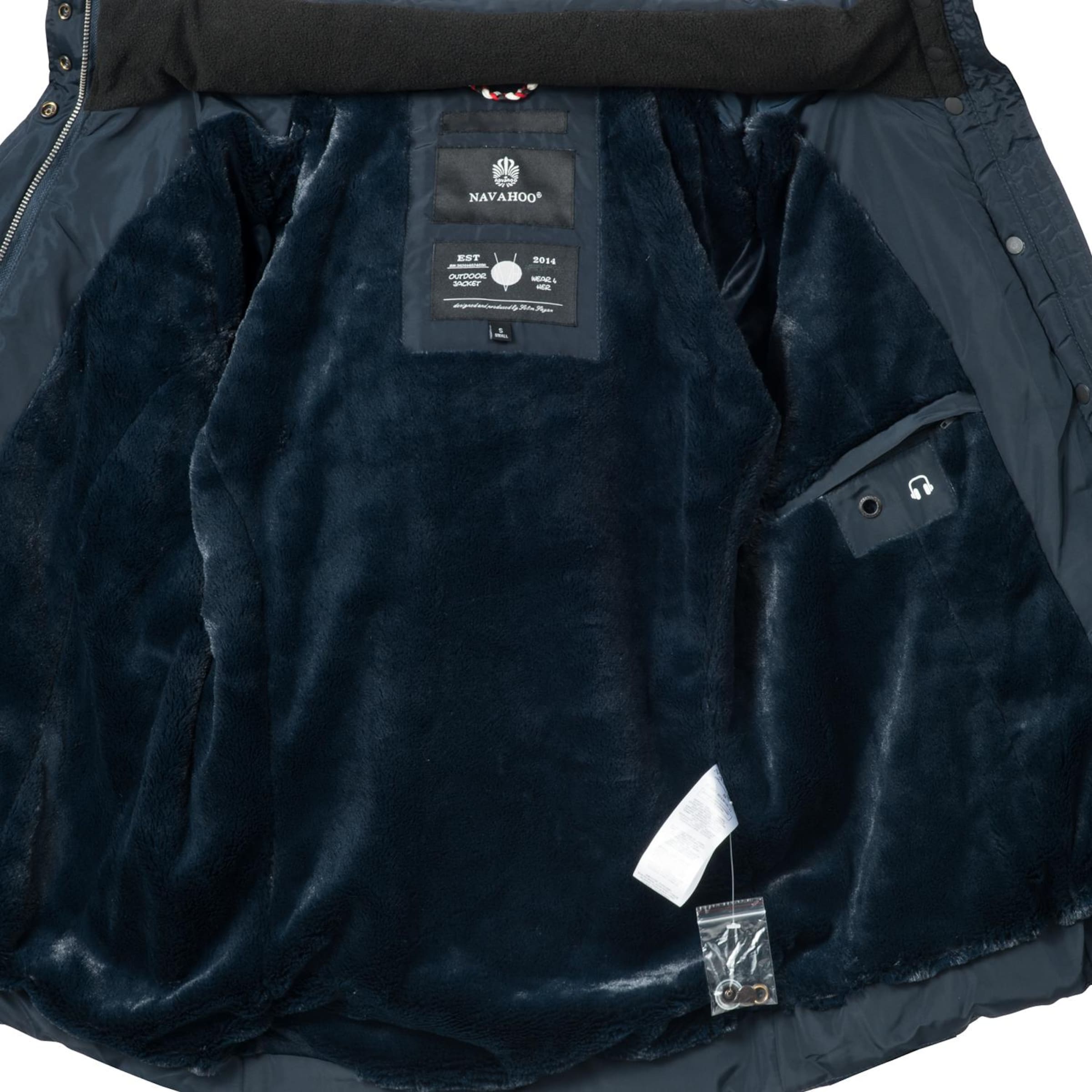 NAVAHOO Kurtka zimowa 'Miamor' w kolorze niebieski