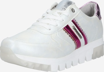 Sneaker bassa di Dockers by Gerli in bianco: frontale