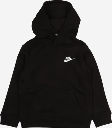 Nike Sportswear Μπλούζα φούτερ 'Club' σε μαύρο: μπροστά