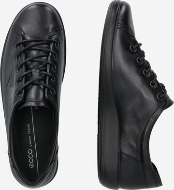 Chaussure de sport à lacets 'Soft 2.0' ECCO en noir