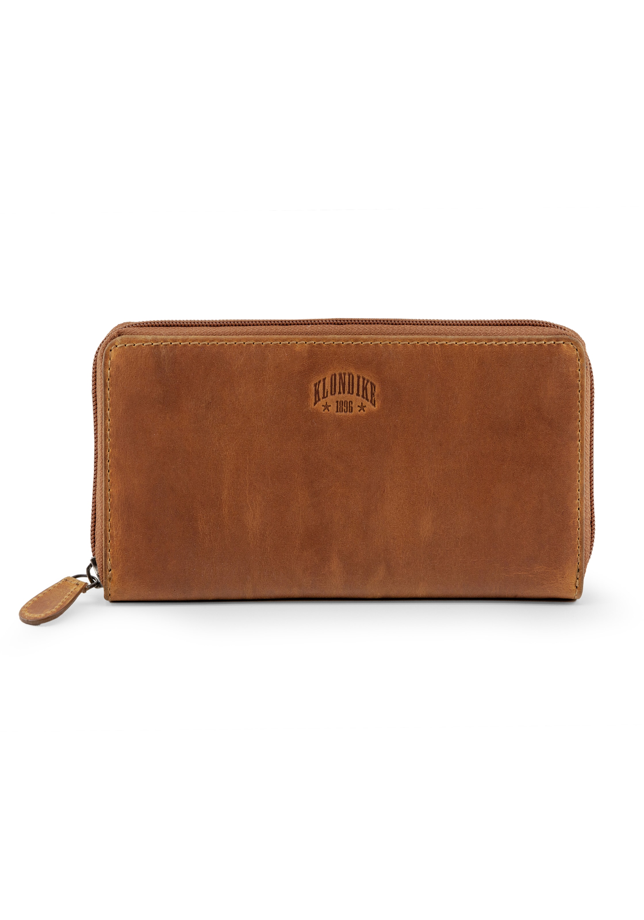 KLONDIKE 1896 - Portemonnee 'Viola' in de kleur Cognac