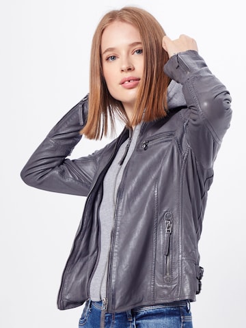 Gipsy Between-Season Jacket 'Nola' in Grey: front