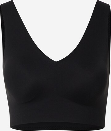 SCHIESSER Regular Bra in Black: front