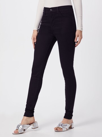 Skinny Jean '720 Hirise Super Skinny' LEVI'S ® en noir : devant