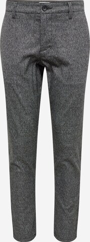 Coupe slim Pantalon à pince Only & Sons en gris : devant