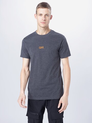 MT Men Regular Fit T-Shirt 'Off' in Grau: Vorderseite