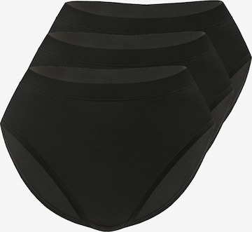 sassa Panty 'Lovely Skin' in Black: front