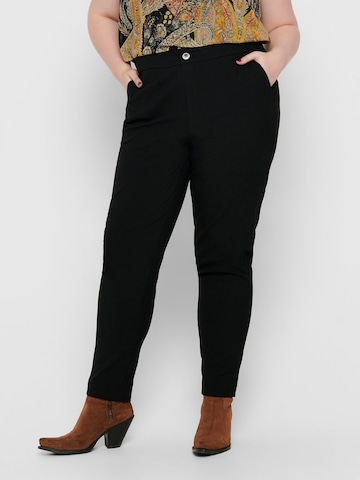 ONLY Carmakoma - regular Pantalón 'CARRIDE' en negro: frente