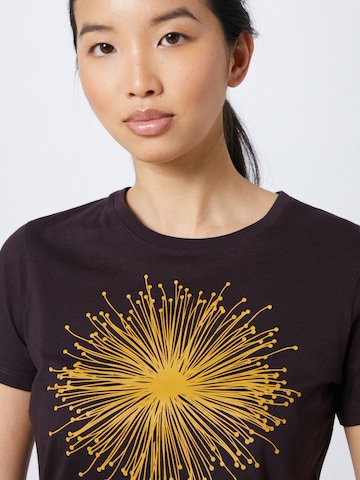 Iriedaily T-Shirt 'Blowball' in Braun