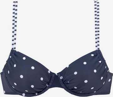 s.Oliver Bikinitop 'Audrey' in Blauw: voorkant