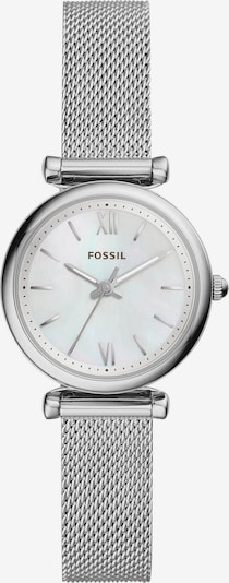 FOSSIL Analog klocka i silver / pärlvit, Produktvy