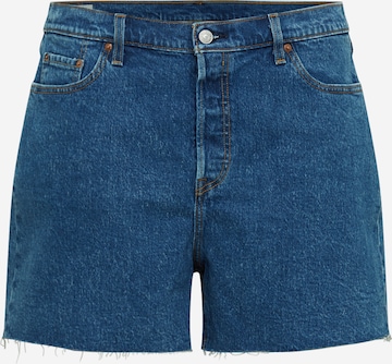 Regular Jean '501® Original Short' Levi's® Plus en bleu : devant