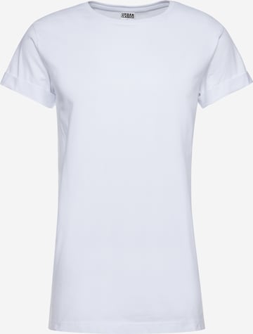 Urban Classics T-Shirt 'Turnup Tee' in Weiß: predná strana