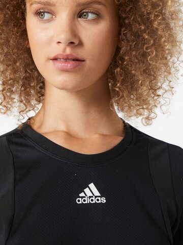 juoda ADIDAS SPORTSWEAR Sportiniai marškinėliai