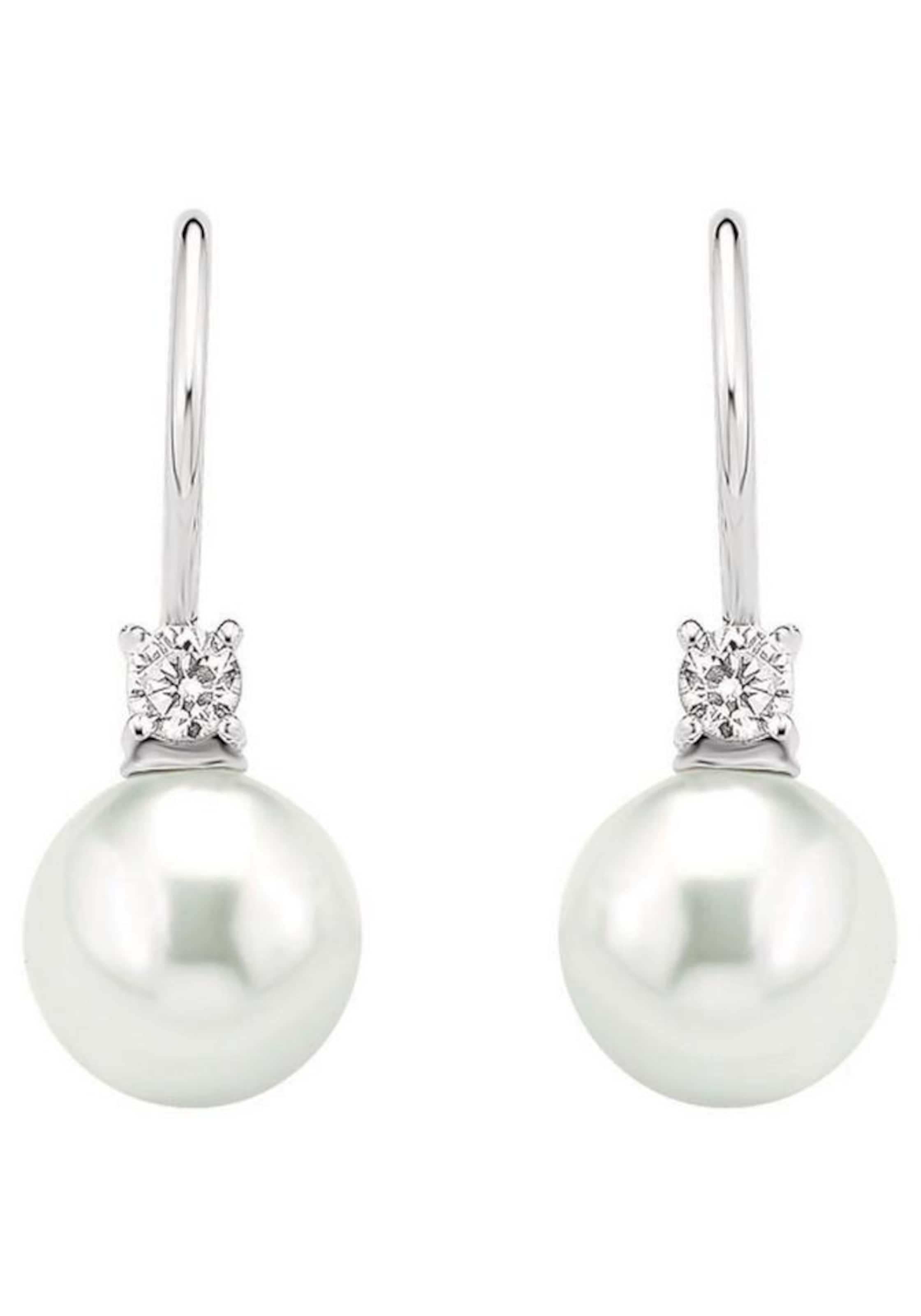 AMOR Ohrhaken in Silber: Vorderseite