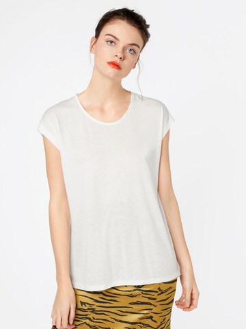 T-shirt 'Effi' tigha en blanc : devant