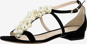 EVITA Strap Sandals 'SALVINA' in Black: front