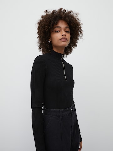 EDITED Pullover 'Alison' in Schwarz: Vorderseite