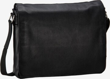 LEONHARD HEYDEN Laptop Bag 'Berlin' in Black: front