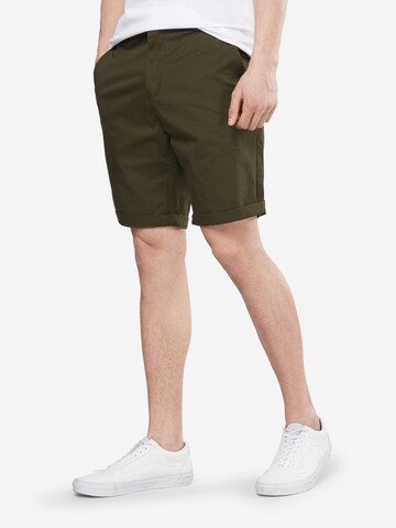 Regular Pantalon chino 'Love City' Iriedaily en vert : devant